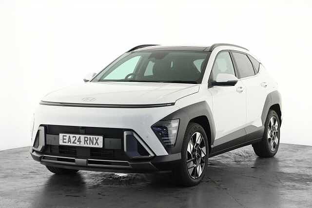 Hyundai KONA 1.6 GDi Hybrid Ultimate 5dr DCT White