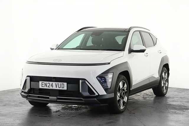 Hyundai KONA 1.6 GDi Hybrid Ultimate 5dr DCT White