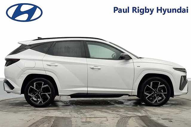Hyundai TUCSON 1.6T Plug-in Hybrid N Line 5dr Auto White