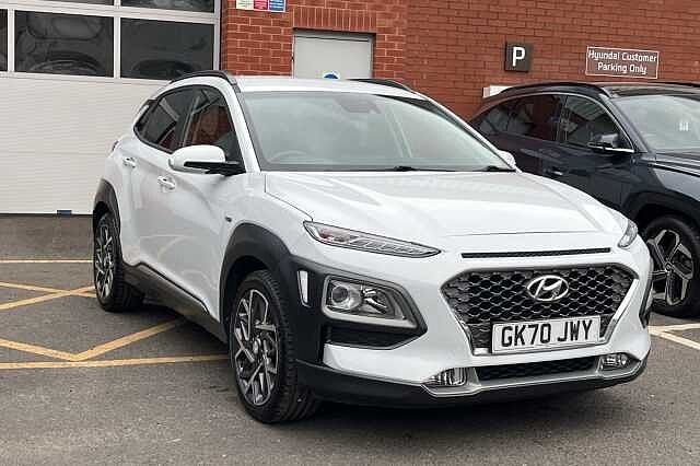 Hyundai KONA 1.6 GDi Hybrid Premium 5dr DCT White
