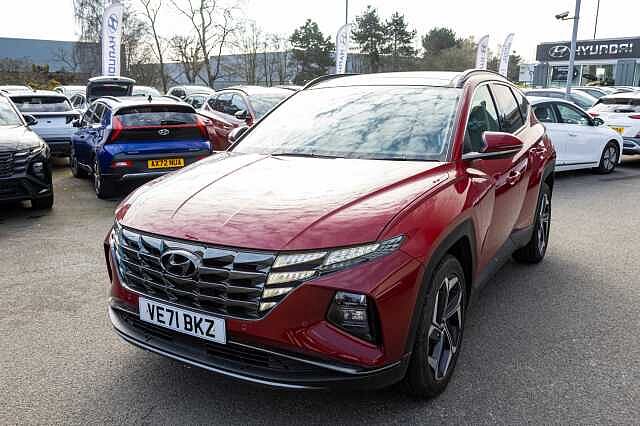 Hyundai TUCSON 1.6 TGDi Hybrid 230 Ultimate 5dr 2WD Auto Sunset Red