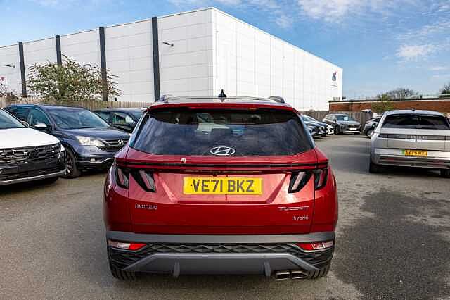 Hyundai TUCSON 1.6 TGDi Hybrid 230 Ultimate 5dr 2WD Auto Sunset Red