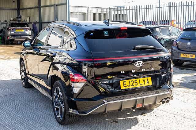 Hyundai KONA 1.6 Hybrid 129 N Line 5dr DCT Abyss Black