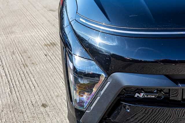 Hyundai KONA 1.6 Hybrid 129 N Line 5dr DCT Abyss Black