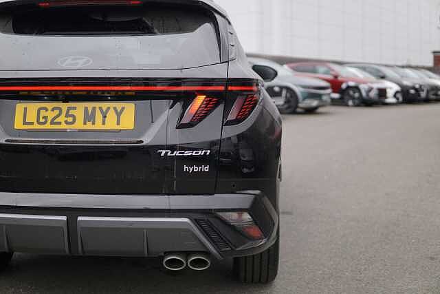 Hyundai TUCSON 1.6T Hybrid N Line S 5dr Auto Abyss Black