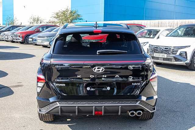 Hyundai KONA 1.6 Hybrid 138 N Line S 5dr DCT Abyss Black