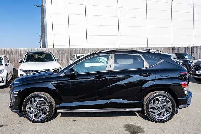 Hyundai KONA 1.6 Hybrid 138 N Line S 5dr DCT Abyss Black