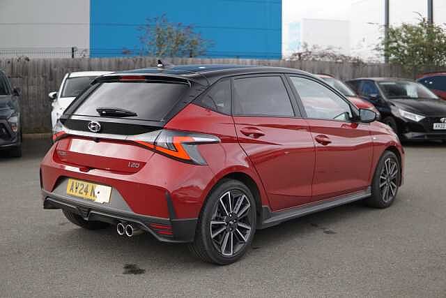 Hyundai I20 1.0T GDi 48V MHD 120 N Line 5dr DCT Dragon Red