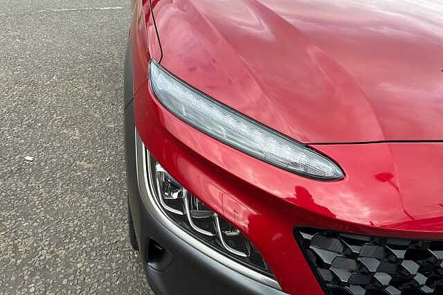 Hyundai KONA 1.6 H Gdi Ultimate Suv 5dr Petrol Hybrid Dct Euro 6 (s/s) (141 Ps) Pulse Red
