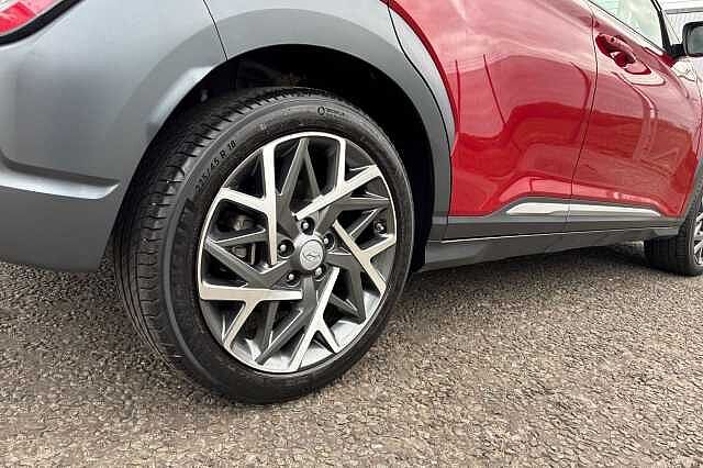 Hyundai KONA 1.6 H Gdi Ultimate Suv 5dr Petrol Hybrid Dct Euro 6 (s/s) (141 Ps) Pulse Red