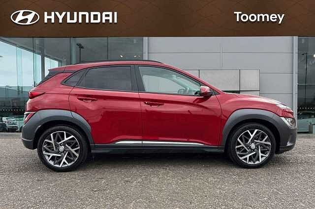 Hyundai KONA 1.6 H Gdi Ultimate Suv 5dr Petrol Hybrid Dct Euro 6 (s/s) (141 Ps) Pulse Red
