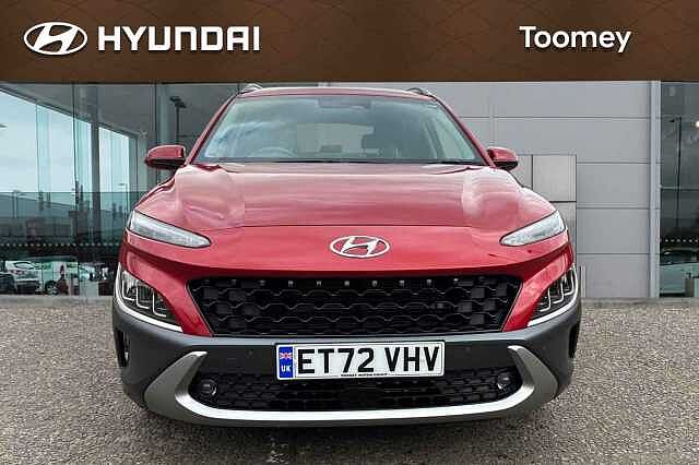 Hyundai KONA 1.6 H Gdi Ultimate Suv 5dr Petrol Hybrid Dct Euro 6 (s/s) (141 Ps) Pulse Red