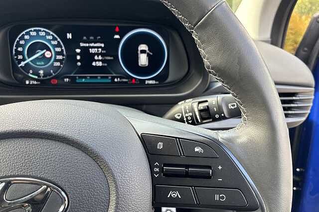 Hyundai BAYON 1.0 T Gdi Mhev Ultimate Suv 5dr Petrol Hybrid Manual Euro 6 (s/s) (100 Ps) Intense Blue/Black