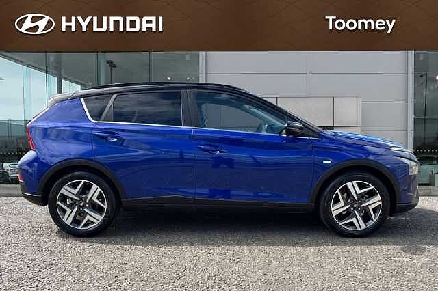 Hyundai BAYON 1.0 T Gdi Mhev Ultimate Suv 5dr Petrol Hybrid Manual Euro 6 (s/s) (100 Ps) Intense Blue/Black