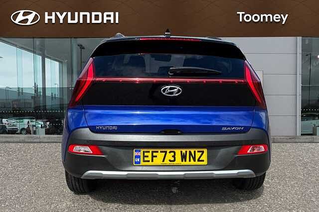 Hyundai BAYON 1.0 T Gdi Mhev Ultimate Suv 5dr Petrol Hybrid Manual Euro 6 (s/s) (100 Ps) Intense Blue/Black