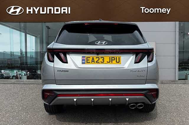 Hyundai TUCSON 1.6 H T Gdi N Line Suv 5dr Petrol Hybrid Auto Euro 6 (s/s) (230 Ps) Shimmering Silver