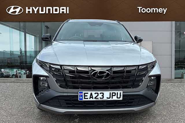Hyundai TUCSON 1.6 H T Gdi N Line Suv 5dr Petrol Hybrid Auto Euro 6 (s/s) (230 Ps) Shimmering Silver