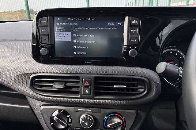 Hyundai I10 1.2 Se Connect Hatchback 5dr Petrol Auto Euro 6 (s/s) (84 Ps) Intense Blue
