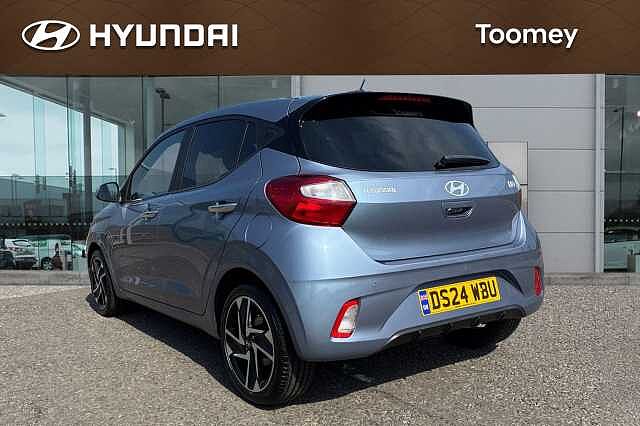 Hyundai I10 1.0 Premium Hatchback 5dr Petrol Auto Euro 6 (s/s) (63 Ps) Meta Blue