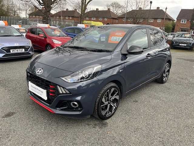Hyundai I10 1.0 T-GDi N Line Hatchback 5dr Petrol Manual Euro 6 (s/s) (100 ps) Grey
