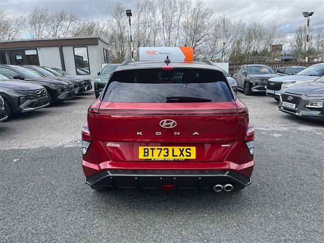 Hyundai KONA 1.6 h-GDi N Line SUV 5dr Petrol Hybrid DCT Euro 6 (s/s) (141 ps) Red