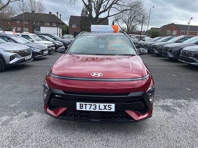Hyundai KONA 1.6 h-GDi N Line SUV 5dr Petrol Hybrid DCT Euro 6 (s/s) (141 ps) Red
