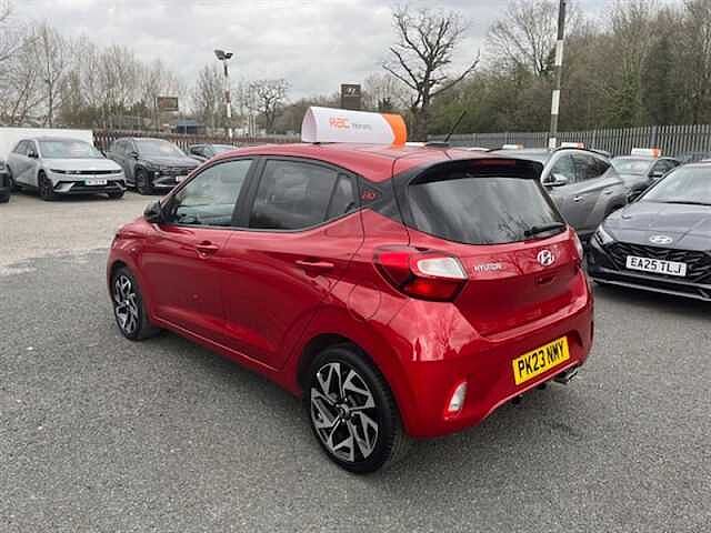 Hyundai I10 1.0 T-GDi N Line Hatchback 5dr Petrol Manual Euro 6 (s/s) (100 ps) Red