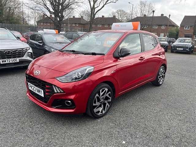 Hyundai I10 1.0 T-GDi N Line Hatchback 5dr Petrol Manual Euro 6 (s/s) (100 ps) Red