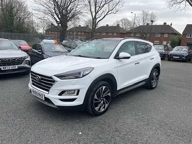 Hyundai TUCSON 1.6 T-GDi Premium SE SUV 5dr Petrol DCT Euro 6 (s/s) (177 ps) White