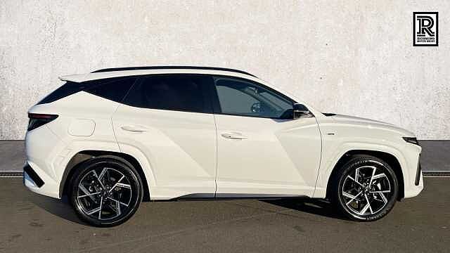 Hyundai TUCSON 1.6 T-GDi 13.8kWh N Line S SUV 5dr Petrol Plug-in Hybrid Auto Euro 6 (s/s) (253 White