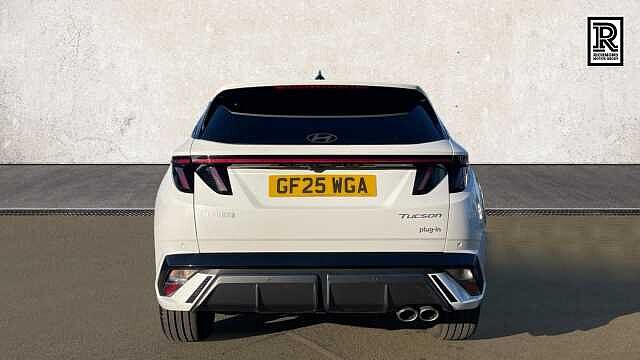 Hyundai TUCSON 1.6 T-GDi 13.8kWh N Line S SUV 5dr Petrol Plug-in Hybrid Auto Euro 6 (s/s) (253 White