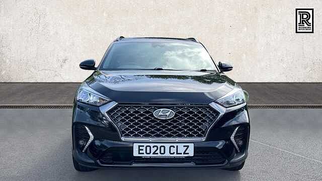 Hyundai TUCSON 1.6 CRDi MHEV N Line SUV 5dr Diesel Hybrid DCT Euro 6 (s/s) (136 ps) Black