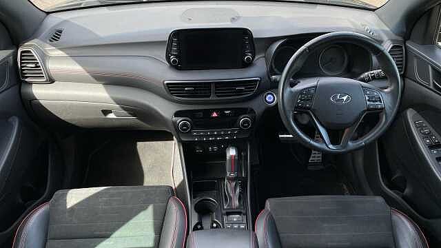 Hyundai TUCSON 1.6 CRDi MHEV N Line SUV 5dr Diesel Hybrid DCT Euro 6 (s/s) (136 ps) Black
