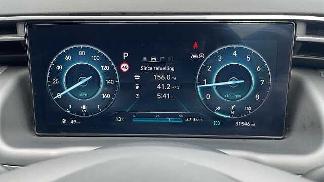 Hyundai TUCSON 1.6 T-GDi MHEV SE Connect SUV 5dr Petrol Hybrid DCT Euro 6 (s/s) (150 ps) Red