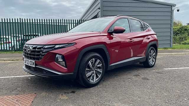 Hyundai TUCSON 1.6 T-GDi MHEV SE Connect SUV 5dr Petrol Hybrid DCT Euro 6 (s/s) (150 ps) Red