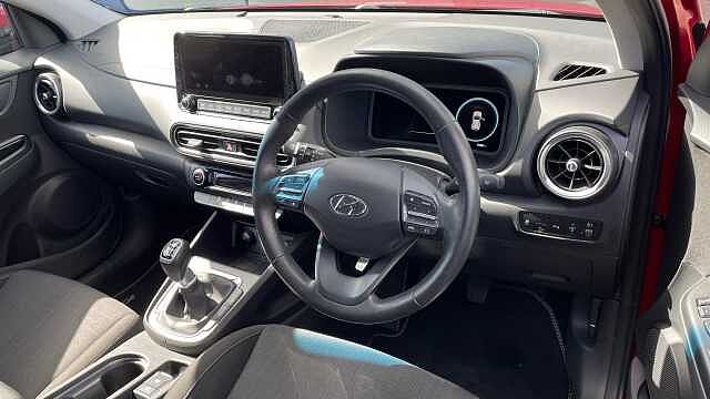 Hyundai KONA 1.0 T-GDi MHEV Premium SUV 5dr Petrol Hybrid Manual Euro 6 (s/s) (120 ps) Red