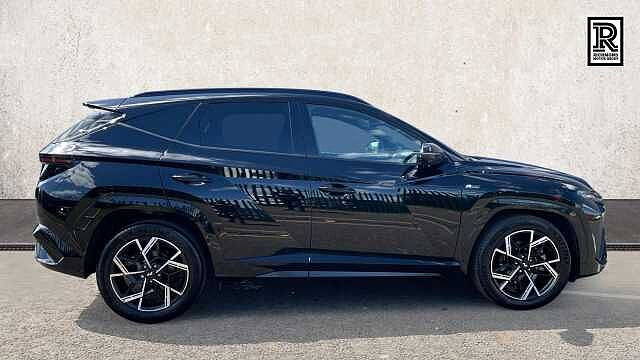 Hyundai TUCSON 1.6 T-GDi N Line S SUV 5dr Petrol Manual Euro 6 (s/s) (160 ps) Black