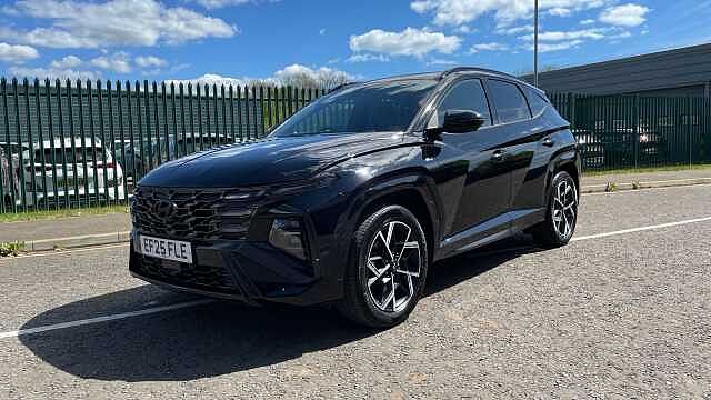 Hyundai TUCSON 1.6 T-GDi N Line S SUV 5dr Petrol Manual Euro 6 (s/s) (160 ps) Black