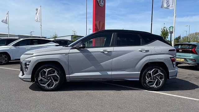 Hyundai KONA 1.6 T-GDi N Line SUV 5dr Petrol DCT Euro 6 (s/s) (138 ps) Cyber Grey (2TR)