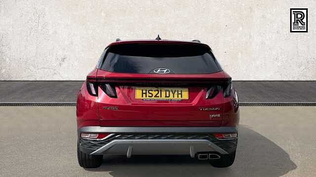 Hyundai TUCSON 1.6 h T-GDi Ultimate SUV 5dr Petrol Hybrid Auto Euro 6 (s/s) (230 ps) Sunset Red