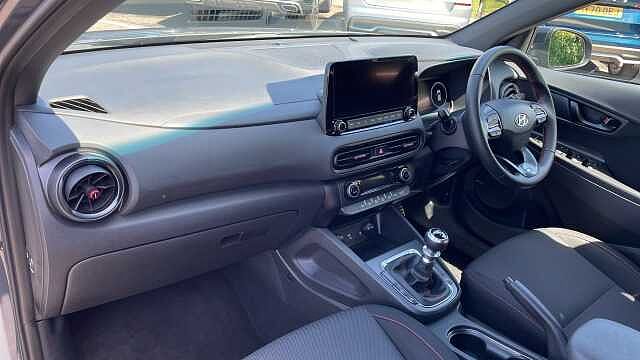 Hyundai KONA 1.0 T-GDi MHEV N Line SUV 5dr Petrol Hybrid Manual Euro 6 (s/s) (120 ps) Grey