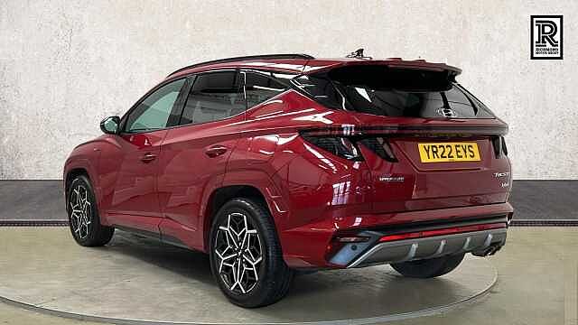 Hyundai TUCSON 1.6 h T-GDi N Line S SUV 5dr Petrol Hybrid Auto Euro 6 (s/s) (230 ps) Red