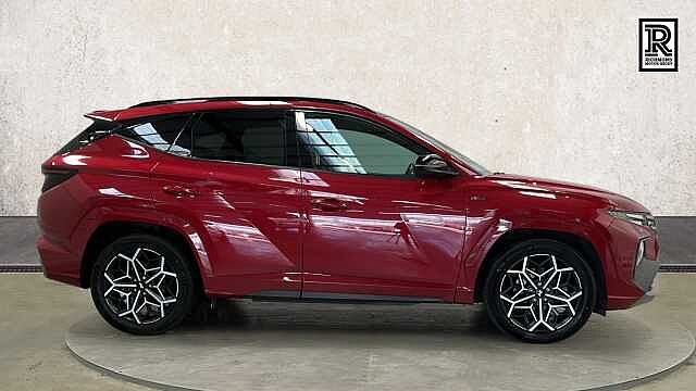 Hyundai TUCSON 1.6 h T-GDi N Line S SUV 5dr Petrol Hybrid Auto Euro 6 (s/s) (230 ps) Red