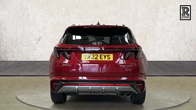 Hyundai TUCSON 1.6 h T-GDi N Line S SUV 5dr Petrol Hybrid Auto Euro 6 (s/s) (230 ps) Red