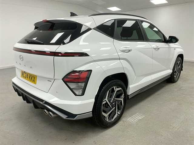 Hyundai KONA 1.6 GDi Hybrid N Line 5dr DCT WHITE