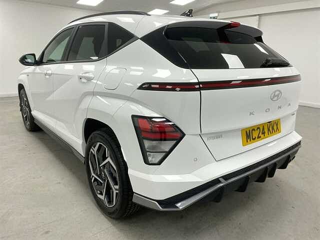 Hyundai KONA 1.6 GDi Hybrid N Line 5dr DCT WHITE