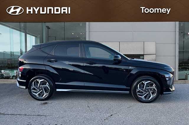 Hyundai KONA 1.6 T Gdi N Line S Suv 5dr Petrol Manual Euro 6 (s/s) (138 Ps) Abyss Black