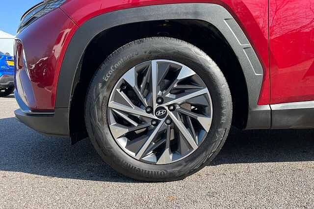 Hyundai TUCSON 1.6 T Gdi Mhev Premium Suv 5dr Petrol Hybrid Dct Euro 6 (s/s) (150 Ps) Sunset Red