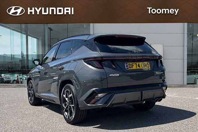 Hyundai TUCSON 1.6 T Gdi Mhev N Line S Suv 5dr Petrol Hybrid Dct Euro 6 (s/s) (160 Ps) Ecotronic Grey