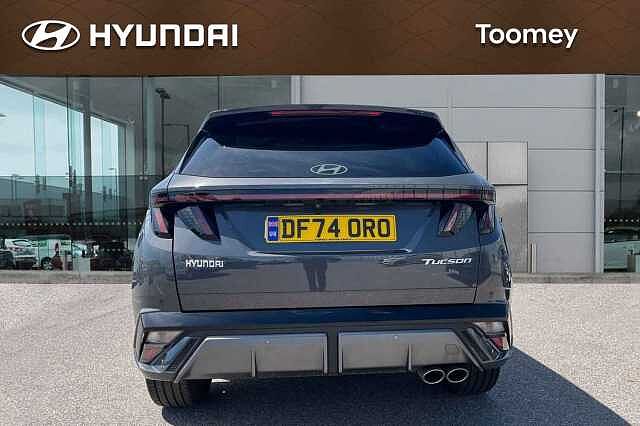 Hyundai TUCSON 1.6 T Gdi Mhev N Line S Suv 5dr Petrol Hybrid Dct Euro 6 (s/s) (160 Ps) Ecotronic Grey